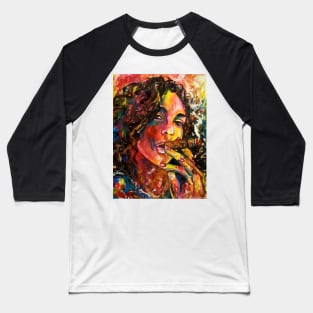 Smoking lady 3 Baseball T-Shirt